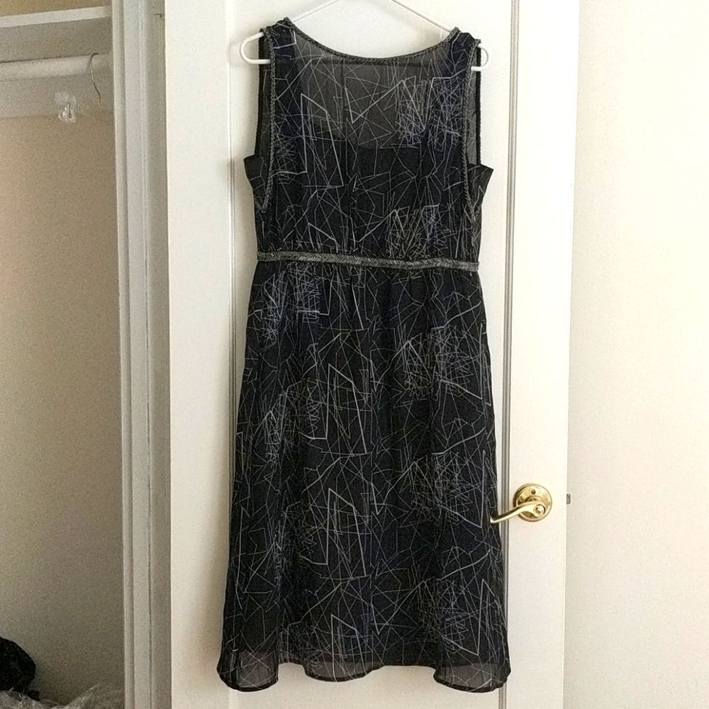 Cute black and white patterned dress